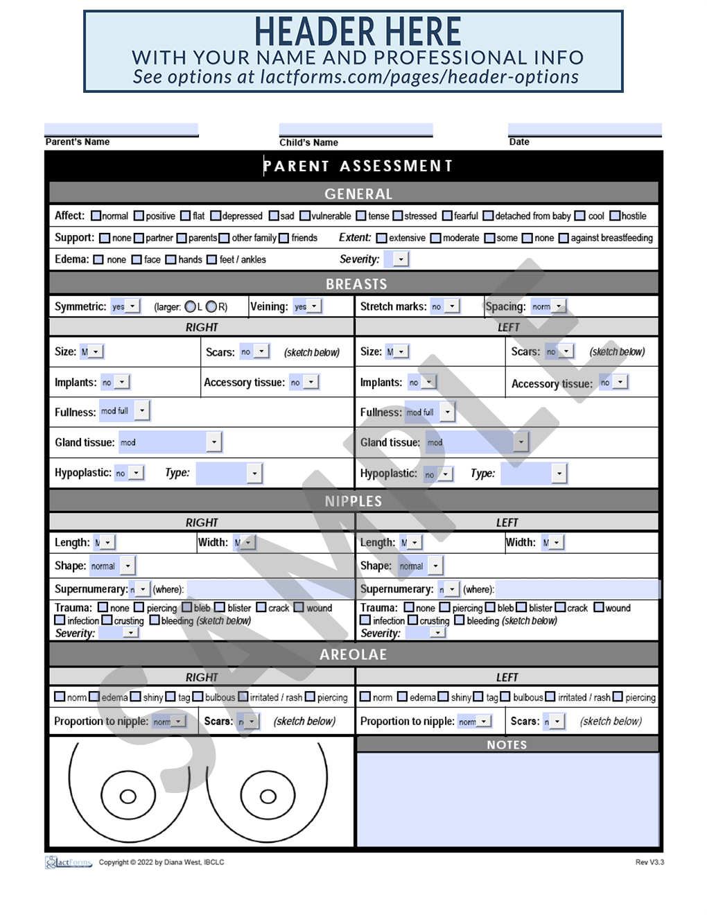 Sample fillable Parent Assessment with header grey V3.3