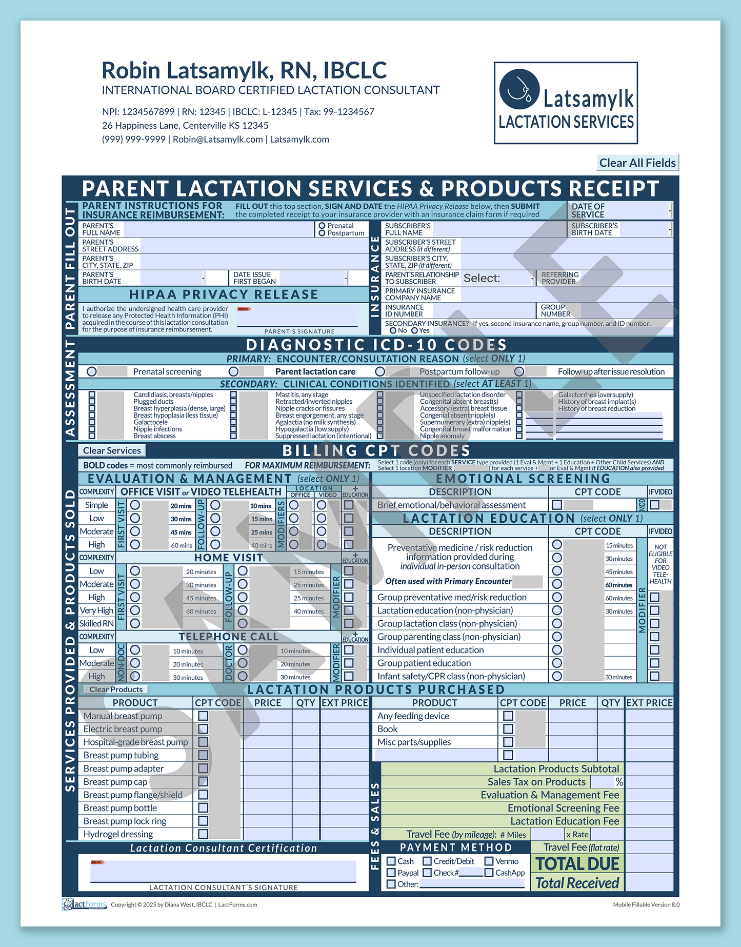 Parent Superbill—MobileFillable, HeaderLogo after editing, Blue, V8.0