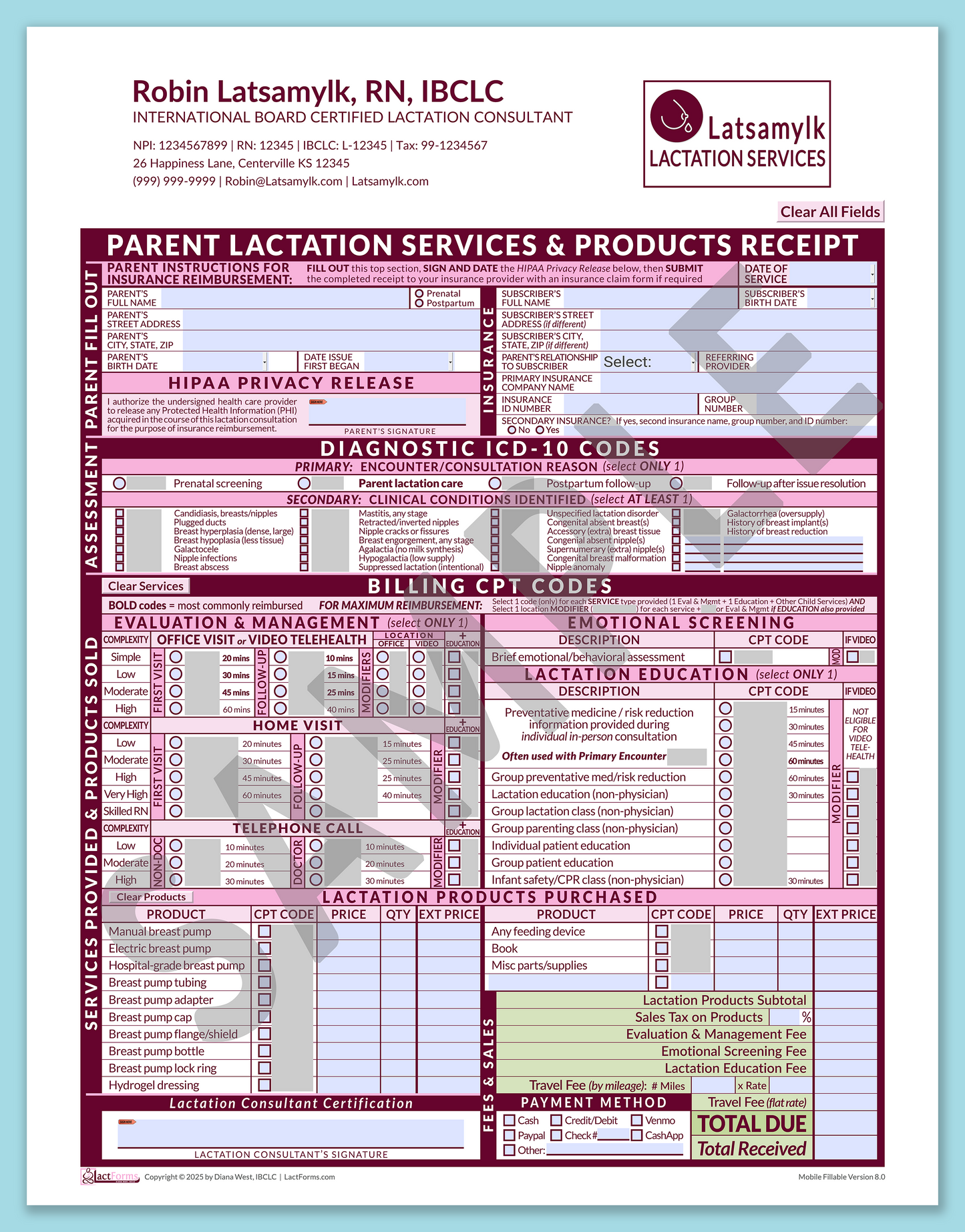 Parent Superbill—MobileFillable, HeaderLogo after editing, Pink, V8.0