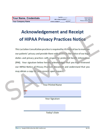 HIPAA Privacy Policy