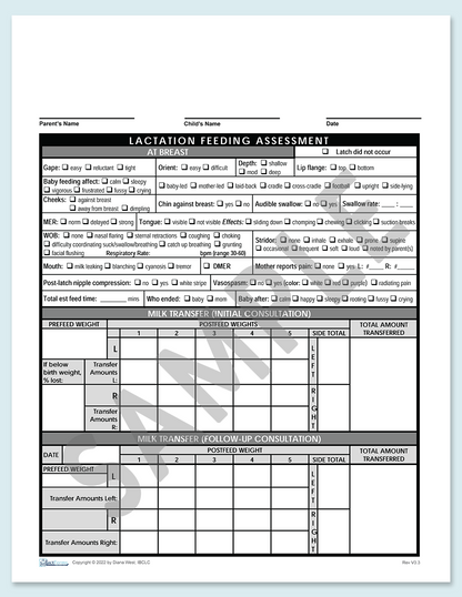 Feeding Assessment Form