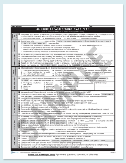 Care Plan Form