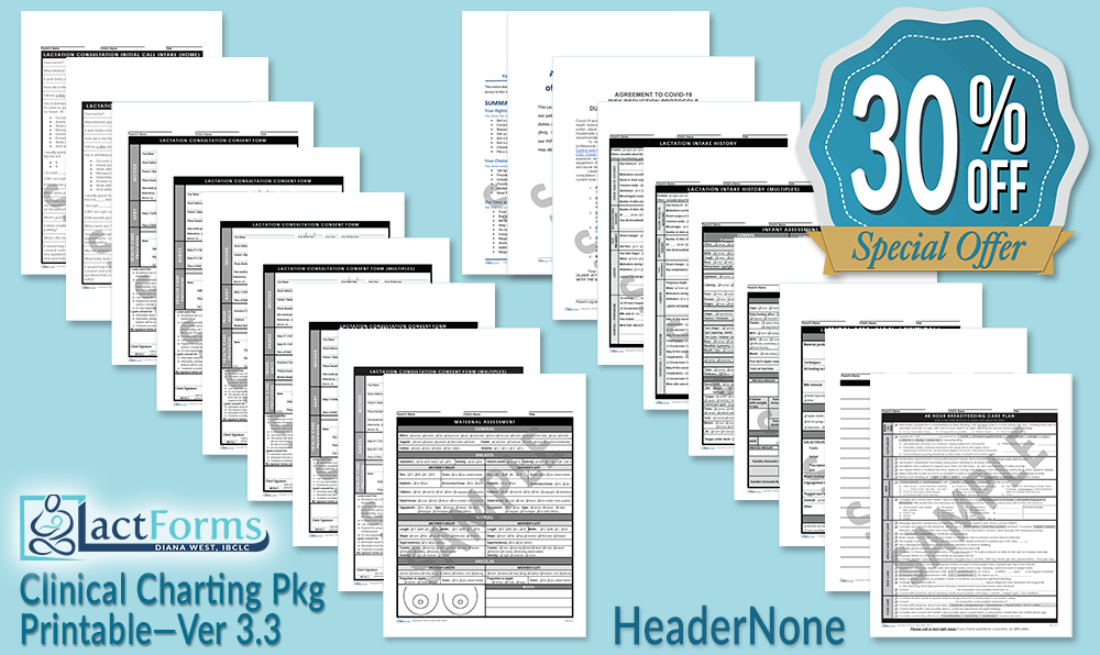 Clinical Charting Forms Package