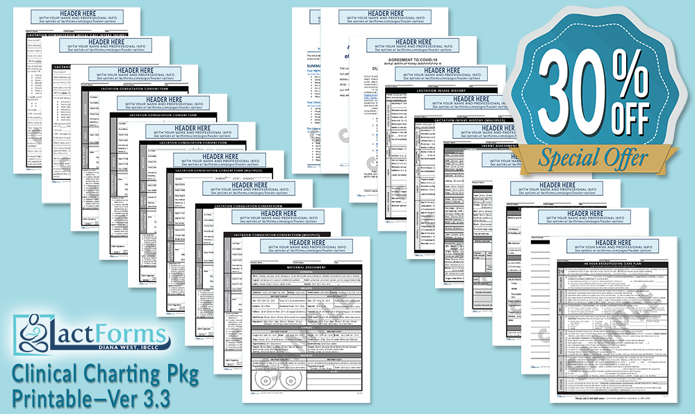 Clinical Charting Forms Package