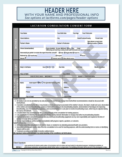 Consent Forms