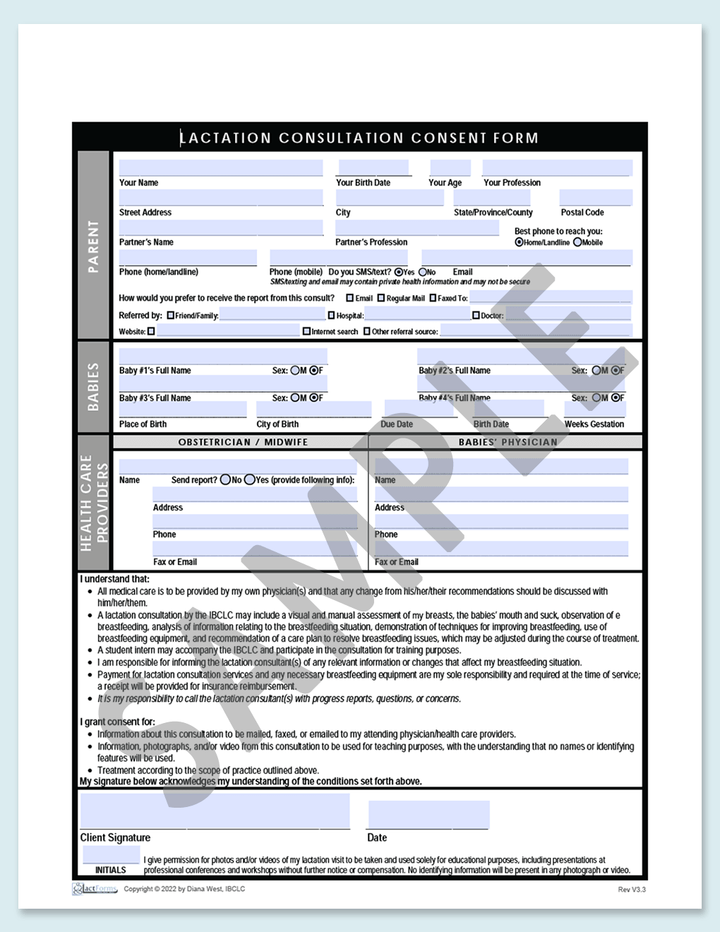 Sample fillable Global Consent for multiples without header grey V3.3