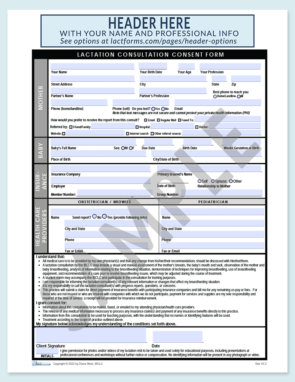 Consent Forms