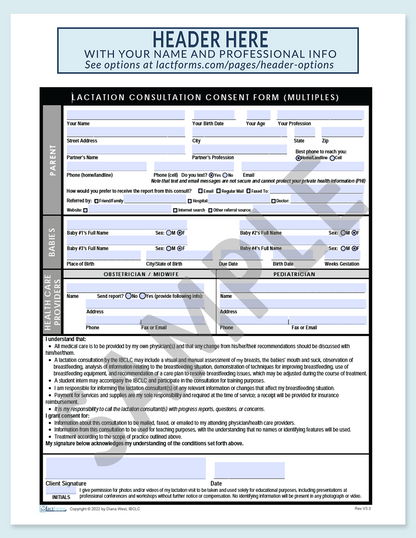 Consent Forms