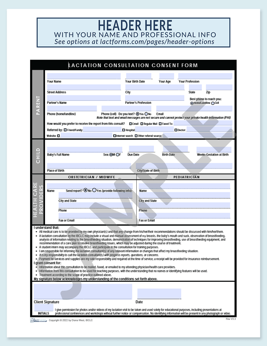 Sample fillable US Consent without insurance with header grey V3.3