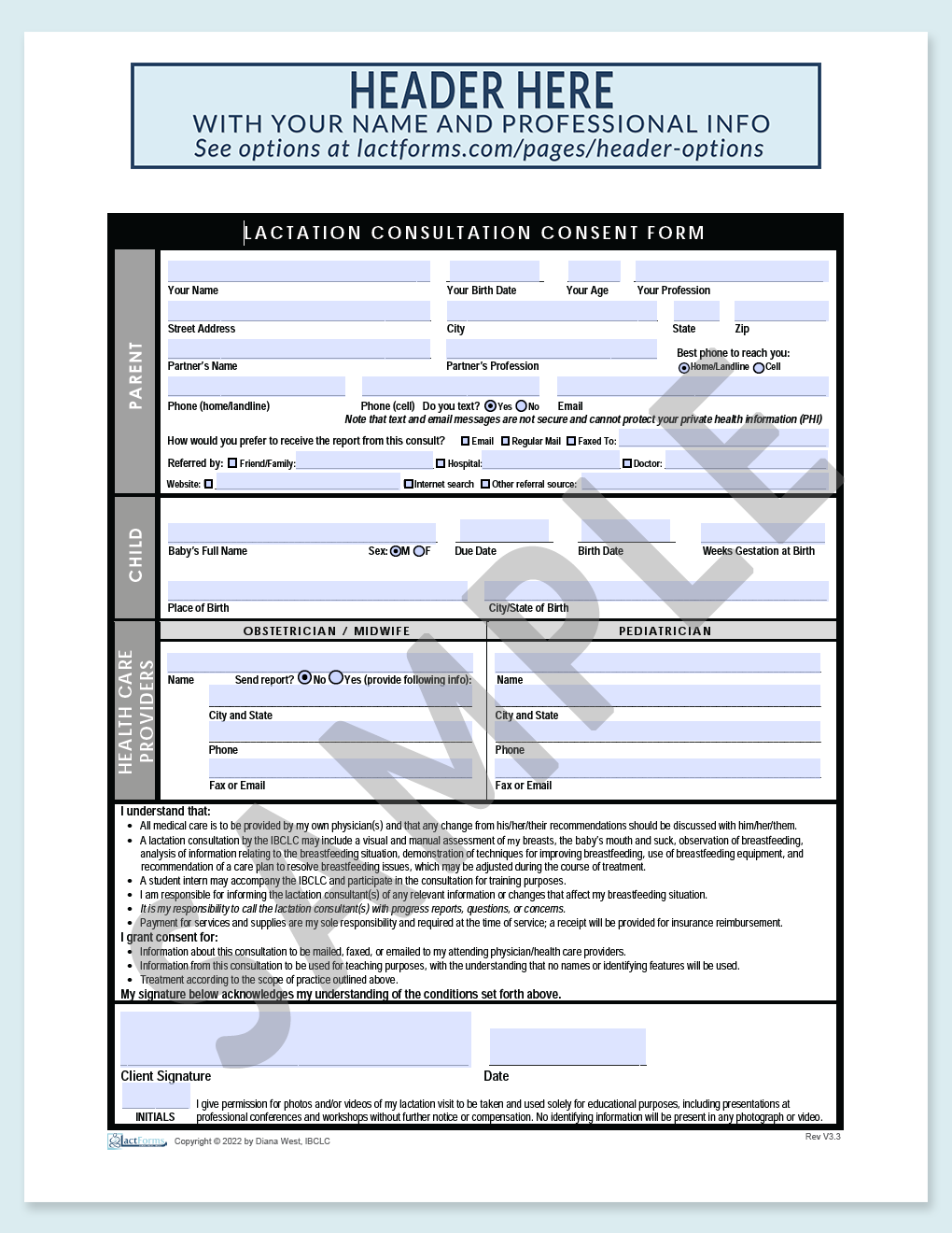 Consent Forms