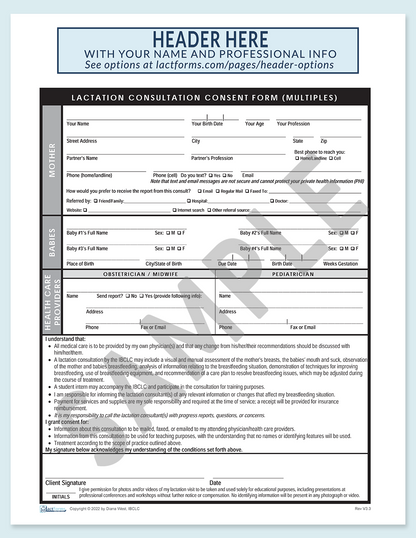 Consent Forms