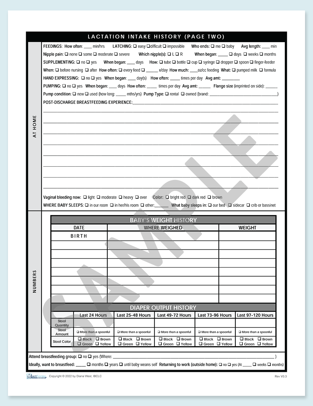 History Forms