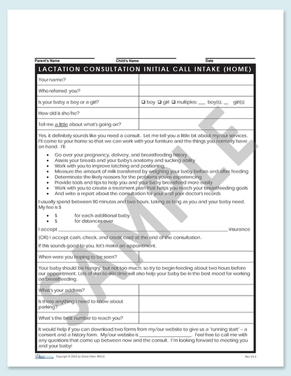 Intake Forms