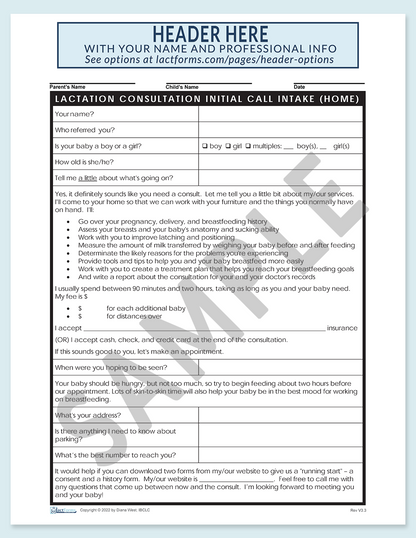 Intake Forms