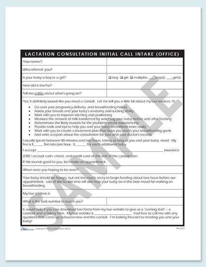 Intake Forms