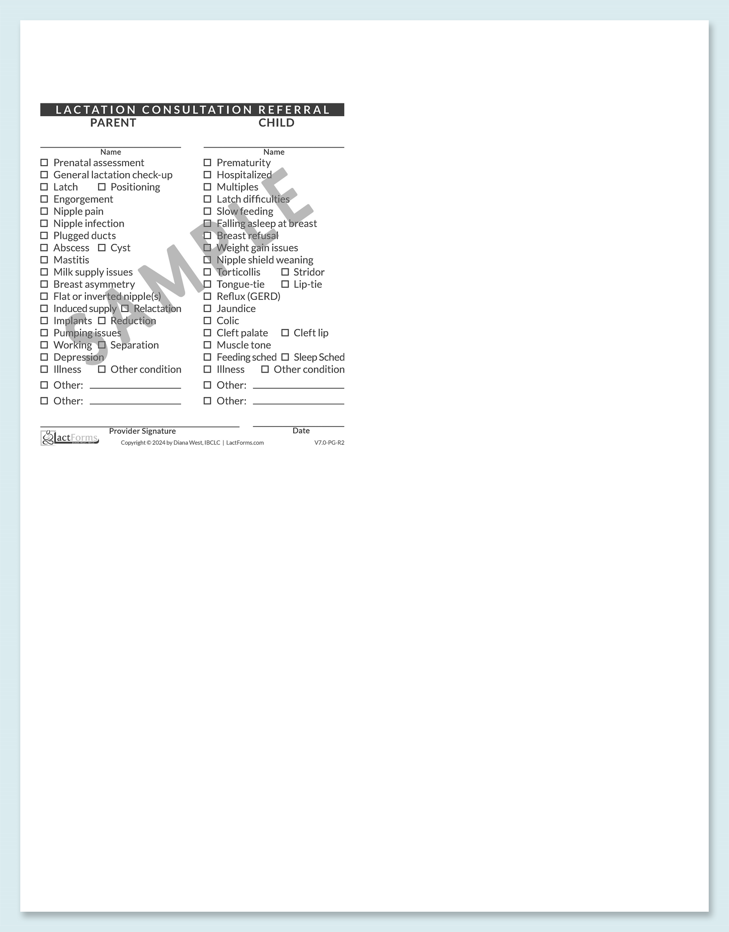 Referral Script Form