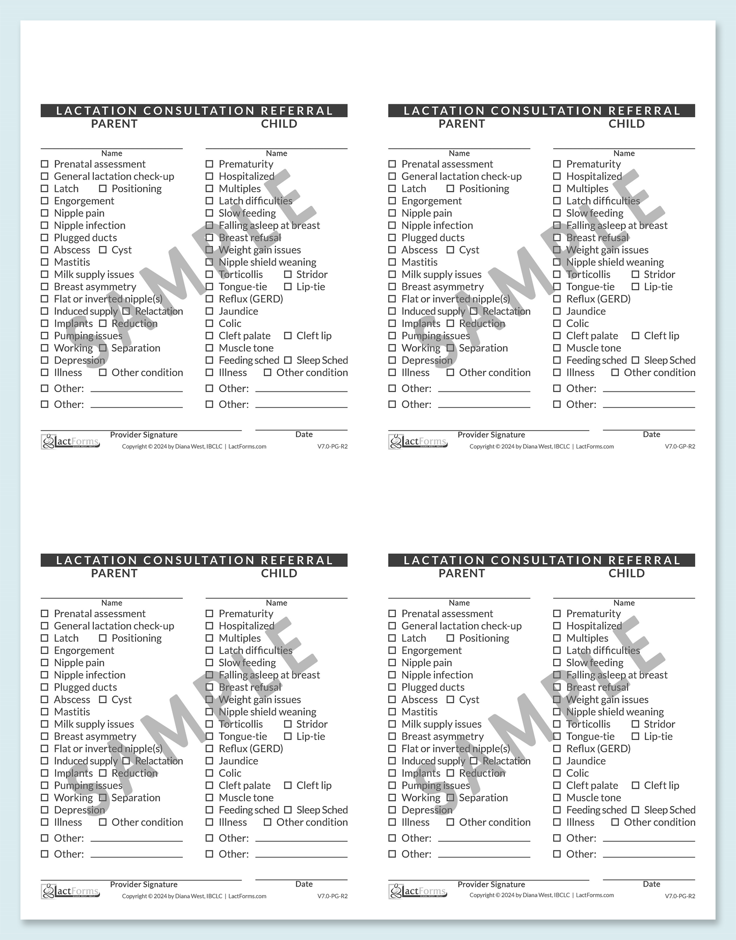 Referral Script Form