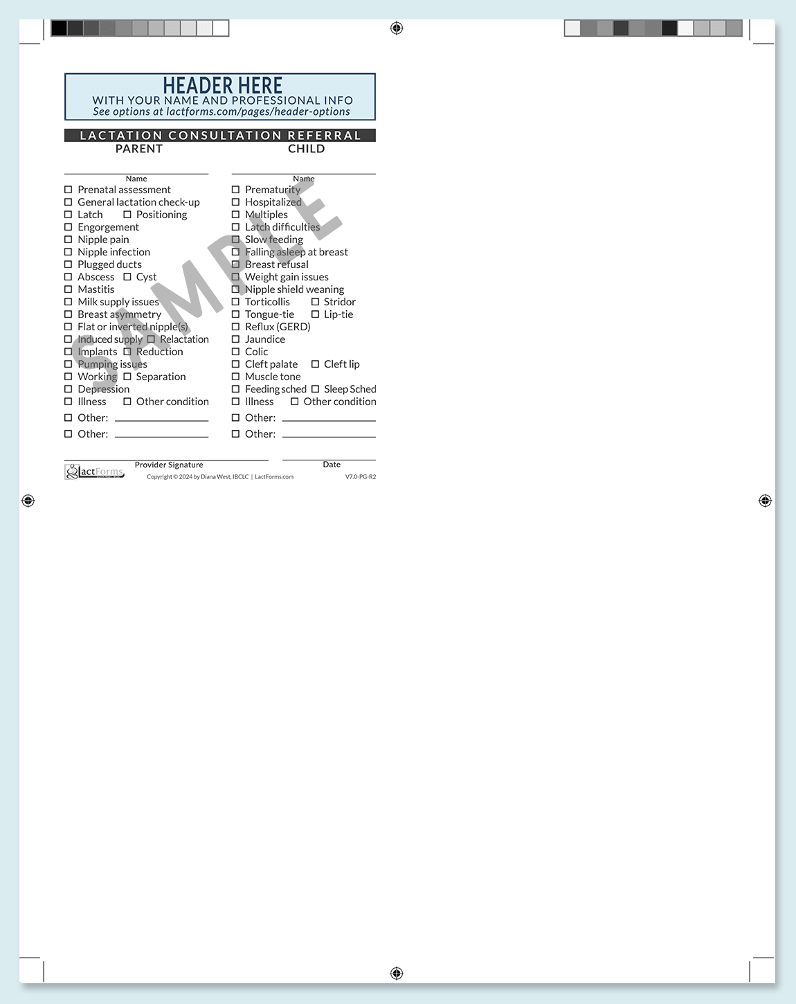 Referral Script Form