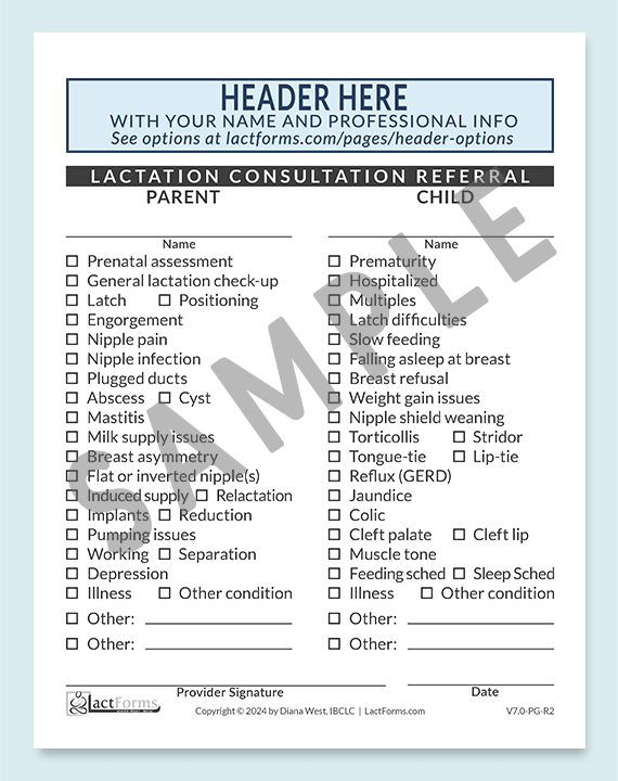 Sample printable Referral Script with header grey V7.02