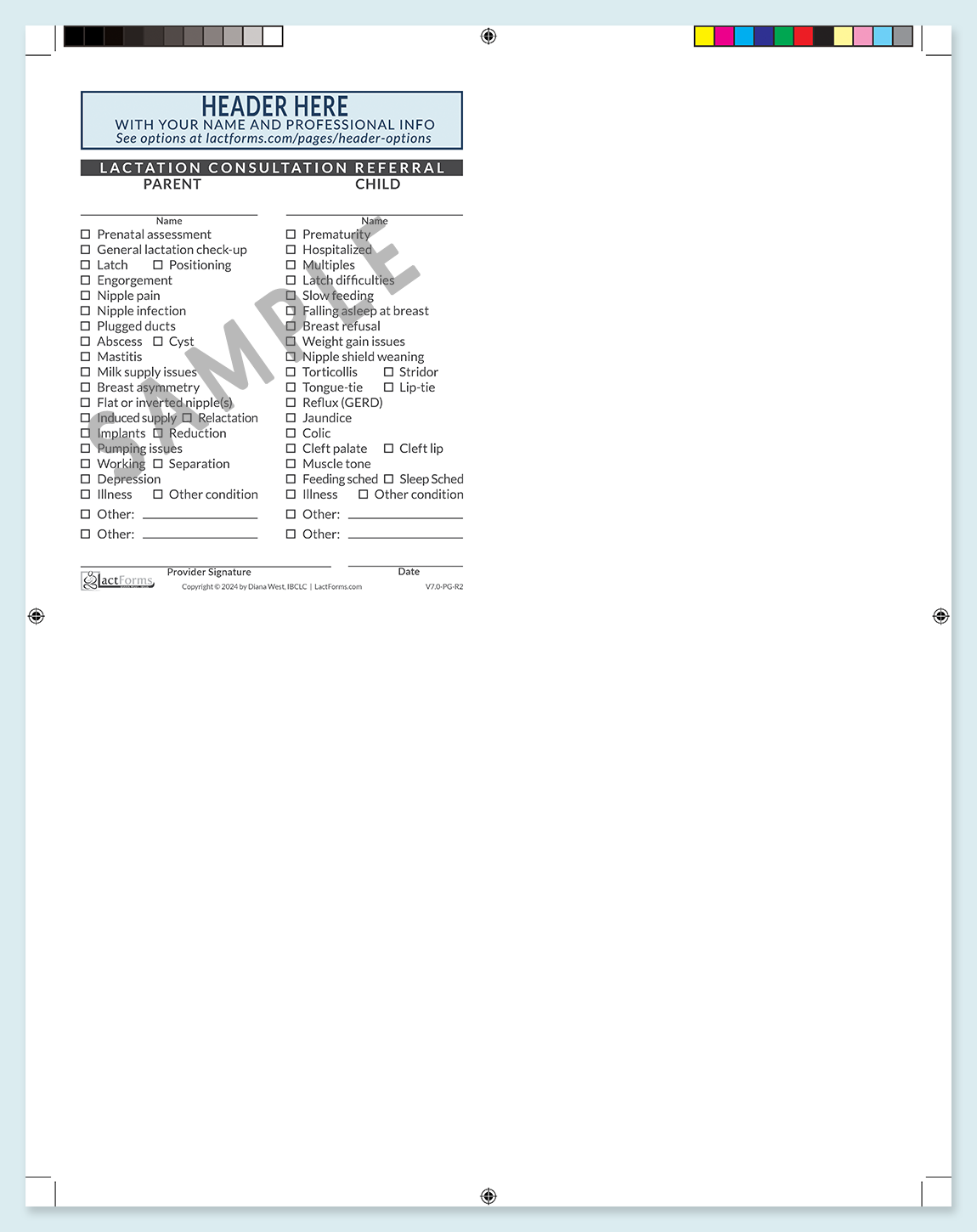 Referral Script Form