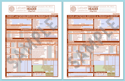 LactForms Superbills Package V8.0 MobileFillable HeaderBox Orange-Redacted sample-Before editing header