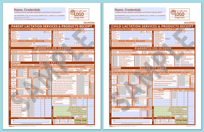 LactForms Superbills Package V8.0 MobileFillable HeaderLogo Orange-Redacted sample-Before editing header