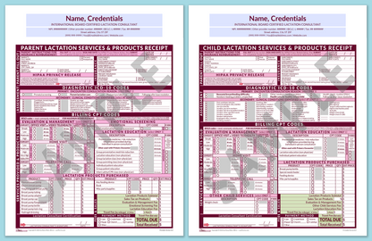 LactForms Superbills Package V8.0 OfficePrintable HeaderCenter Pink-Redacted sample-Before editing header