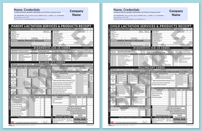 LactForms Superbills Package V8.0 OfficePrintable HeaderCompany Grey-Redacted sample-Before editing header