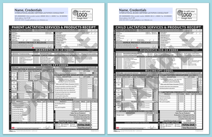 LactForms Superbills Package V8.0 OfficePrintable HeaderLogo Grey-Redacted sample-Before editing header