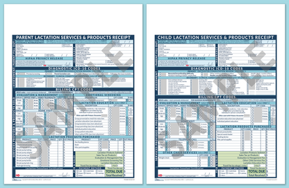 LactForms Superbills Package V8.0 OfficePrintable HeaderNone Blue-Redacted sample