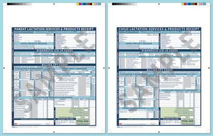 LactForms Superbills Package V8.0 ProPrintable HeaderNone Blue-Redacted sample