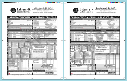 LactForms Superbills Package V8.0 ProPrintable HeaderBox Grey-Redacted sample-After editing header