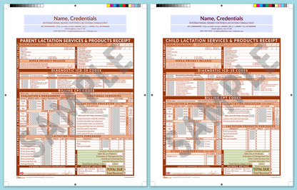 LactForms Superbills Package V8.0 ProPrintable HeaderCenter Orange-Redacted sample-Before editing header