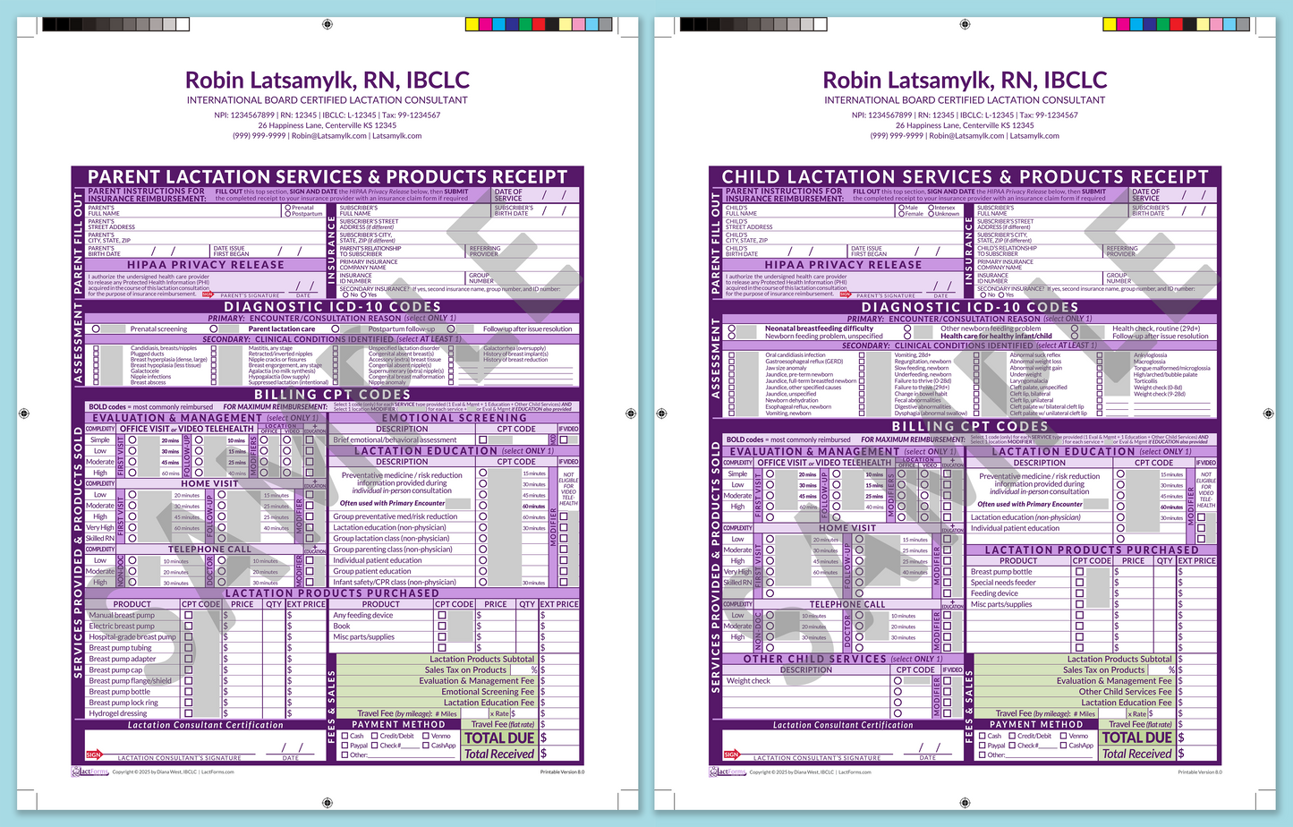 LactForms Custom Colors Service