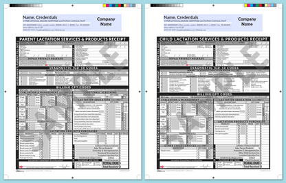 LactForms Superbills Package V8.0 ProPrintable HeaderCompany Grey-Redacted sample-Before editing header