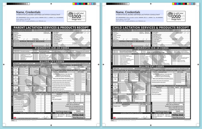 LactForms Superbills Package V8.0 ProPrintable HeaderLogo Grey-Redacted sample-Before editing header