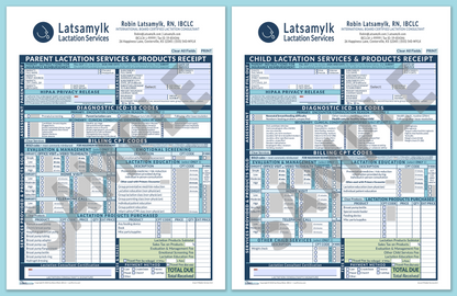 LactForms Superbills Package V8.0 SmartFillable HeaderBox Blue-Redacted sample-After editing header