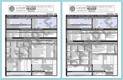 LactForms Superbills Package V8.0 SmartFillable HeaderBox Grey-Redacted sample-Before editing header