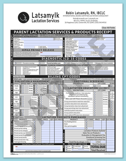 LactForms Parent Superbill V8.0 MobileFillable HeaderBox Grey-Redacted sample-After editing header