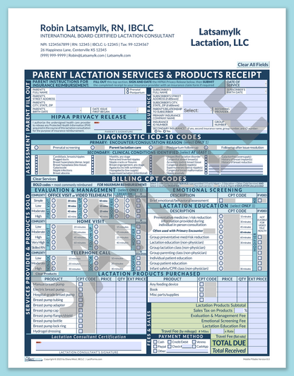 LactForms Parent Superbill V8.0 MobileFillable HeaderCompany Blue-Redacted sample-After editing header