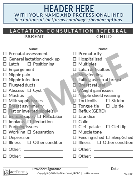 Referral Script Form