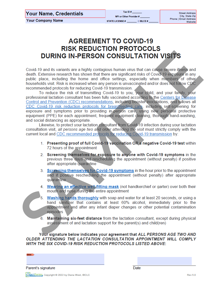 COVID Policy Agreement