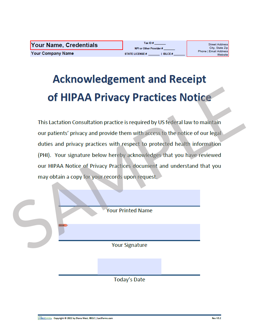 HIPAA Privacy Policy